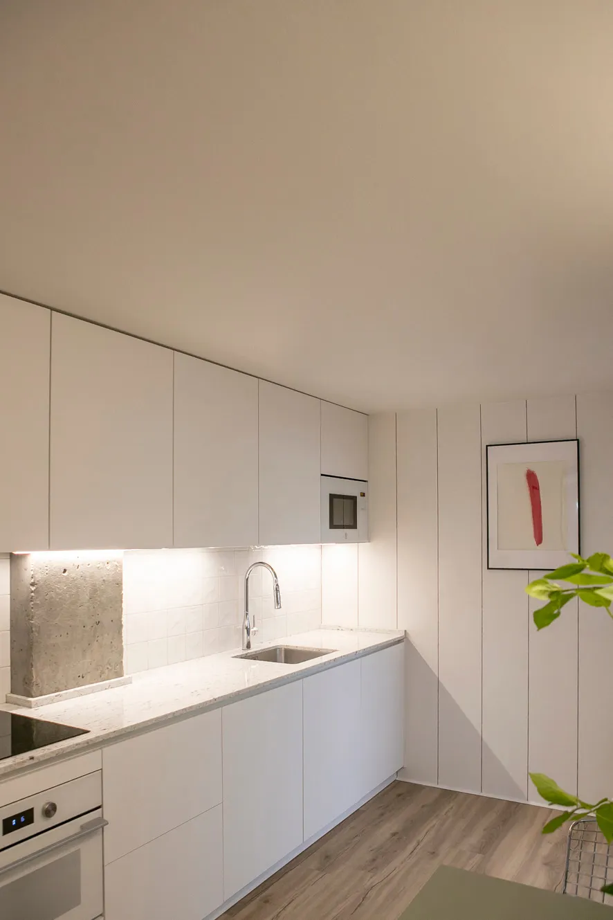Cocina reformada en Zaragoza antes y después