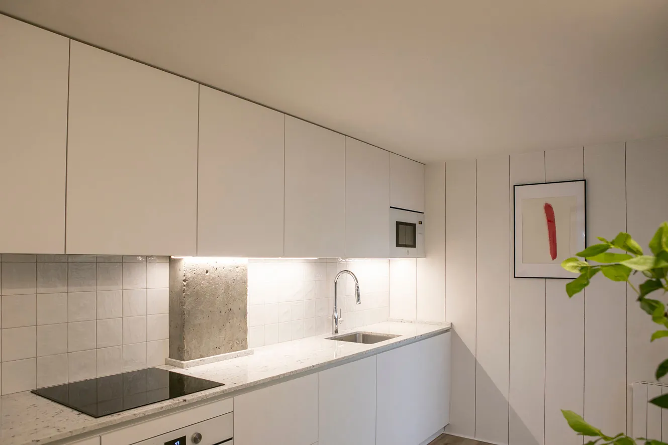 Cocina reformada en Zaragoza antes y después