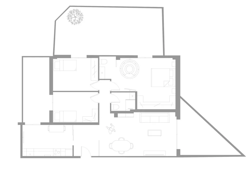 Proyecto de reforma — vista frontal
